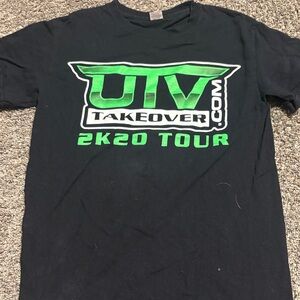 UTV TAKEOVER Black Ultra Cotton T-Shirt with MONSTER ENERGY